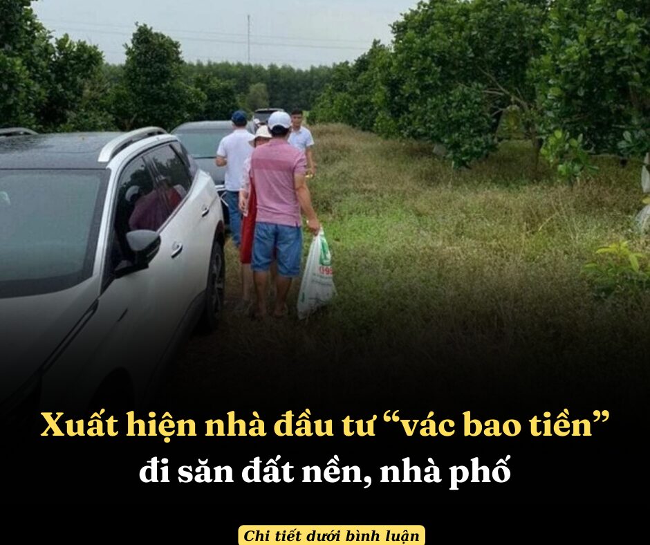 Xuất hiện nhà đầu tư “vác bao tiền” đi săn đất nền, nhà phố sau Tết