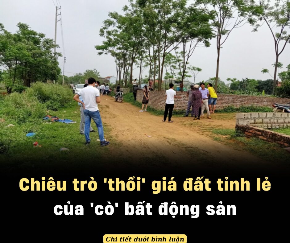 Chiêu trò ‘thổi’ giá đất tỉnh lẻ của ‘cò’ bất động sản