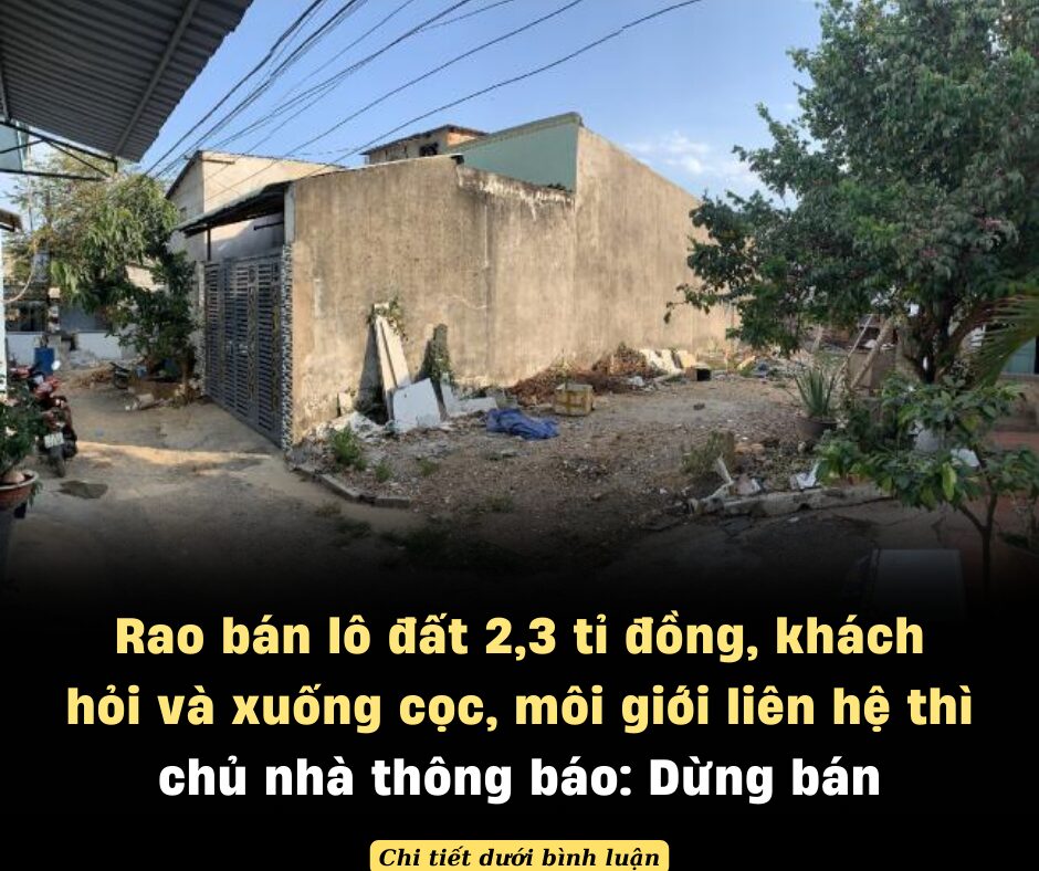 Chủ nhà liên tục ‘quay xe’ vì nghĩ giá nhà đất sẽ tăng mạnh sau quý 2/2024